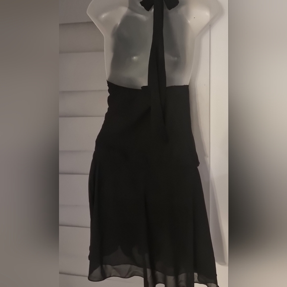 Womens Natasha Gan black haltneck dress - Picture 6 of 11